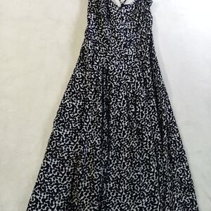 Banana Republic Monochrome Leopard Maxi Dress